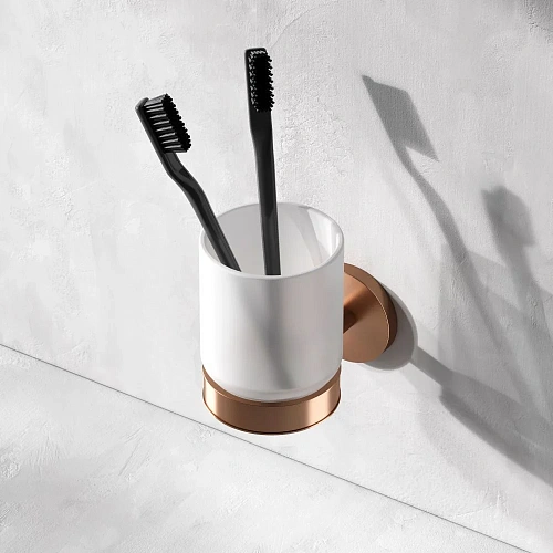 Стакан AM.PM X-Joy A85A34344 стеклянный, розовое золото Стакан AM.PM X-Joy A85A34344 стеклянный, розовое золото