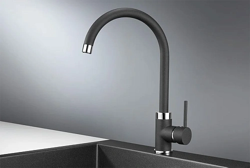 Смеситель для кухни Granula 2125, ЧЁРНЫЙ Смеситель для кухни Granula 2125, ЧЁРНЫЙ