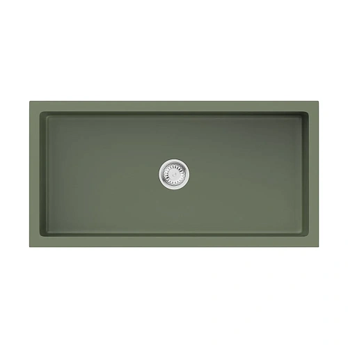 Кухонная мойка Omoikiri Mikura 91-OL Natceramic/olive 4997088 Кухонная мойка Omoikiri Mikura 91-OL Natceramic/olive 4997088