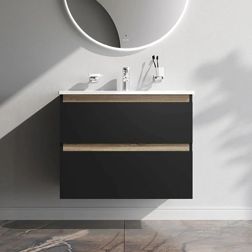 Тумба под раковину AM.PM X-Joy M85AFHX0802BM подвесная, 80 см, черный матовый Тумба под раковину AM.PM X-Joy M85AFHX0802BM подвесная, 80 см, черный матовый