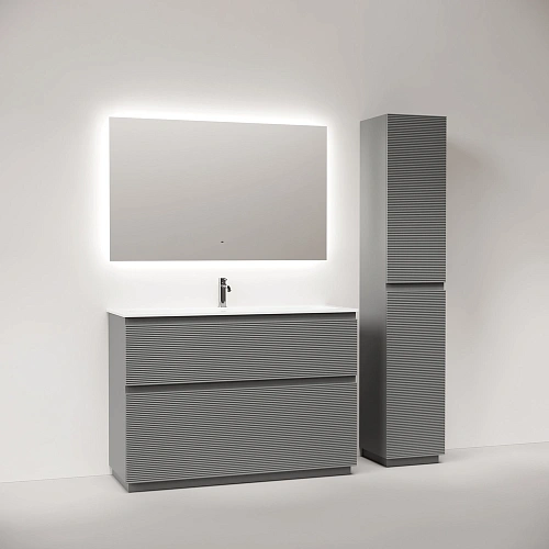 Тумба под раковину SANCOS Folk Floor FL120FES 1190х445х850 Ergraut soft, напольная Тумба под раковину SANCOS Folk Floor FL120FES 1190х445х850 Ergraut soft, напольная