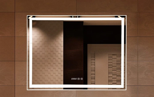 Зеркало Silver mirrors Ливия 800х600 - 3 подогрев, часы, сенсорный выключатель ФР-00001383 Зеркало Silver mirrors Ливия 800х600 - 3 подогрев, часы, сенсорный выключатель ФР-00001383