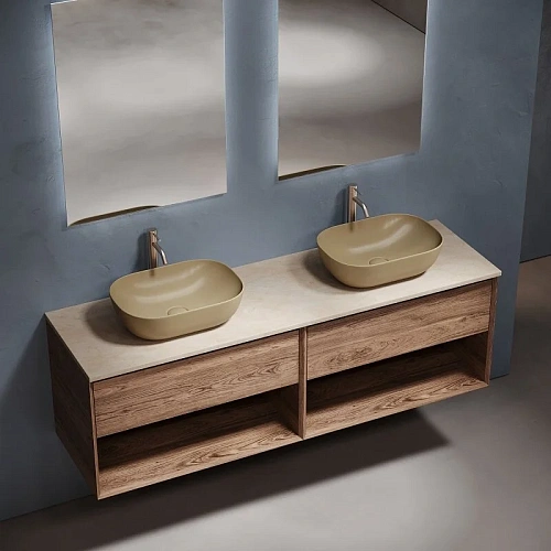 Столешница Sancos Kreman TT160A2X из керамогранита 1600х460 c отверстием под смеситель Столешница Sancos Kreman TT160A2X из керамогранита 1600х460 c отверстием под смеситель