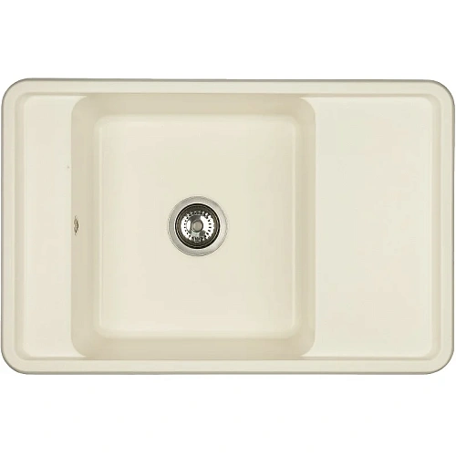 Кухонная мойка Aquaton Беллис 78 1A725032BS240 из литого мрамора, жемчуг Кухонная мойка Aquaton Беллис 78 1A725032BS240 из литого мрамора, жемчуг