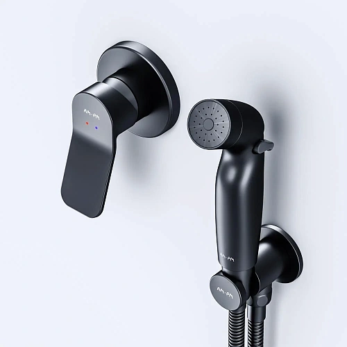 Гигиенический душ AM.PM X-Joy F40H85A22 встраиваемый, черный Гигиенический душ AM.PM X-Joy F40H85A22 встраиваемый, черный