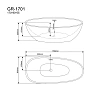 Ванна отдельностоящая GROSSMAN GR-1701 (170x80x55) Ванна отдельностоящая GROSSMAN GR-1701 (170x80x55)