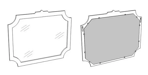 Зеркало Corozo Манойр 105 SD-00000272 Зеркало Corozo Манойр 105 SD-00000272
