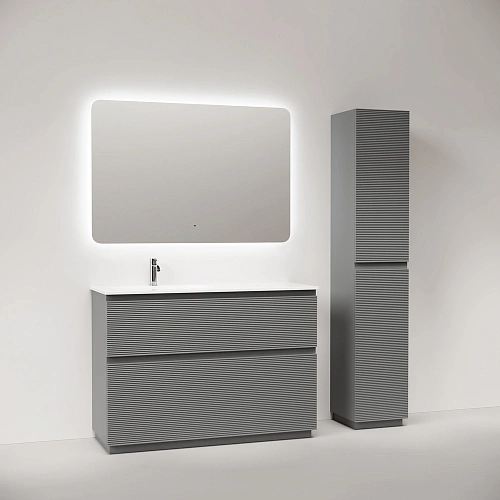 Тумба под раковину SANCOS Folk Floor FL120FLES левая 1190х445х850 Ergraut soft, напольная Тумба под раковину SANCOS Folk Floor FL120FLES левая 1190х445х850 Ergraut soft, напольная