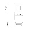 Мыльница WasserKRAFT Amper K-5429WHITE белый Мыльница WasserKRAFT Amper K-5429WHITE белый