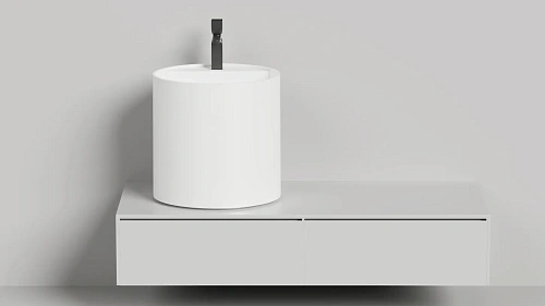 Раковина Salini ARMONIA ROUND 03 покраска по RAL полностью 130413TG 450x450 накладная S-Sense Раковина Salini ARMONIA ROUND 03 покраска по RAL полностью 130413TG 450x450 накладная S-Sense