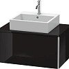 Тумба под раковину Duravit XSquare XS490004040 80 см черный глянцевый Тумба под раковину Duravit XSquare XS490004040 80 см черный глянцевый
