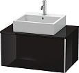 Тумба под раковину Duravit XSquare XS490004040 80 см черный глянцевый Тумба под раковину Duravit XSquare XS490004040 80 см черный глянцевый