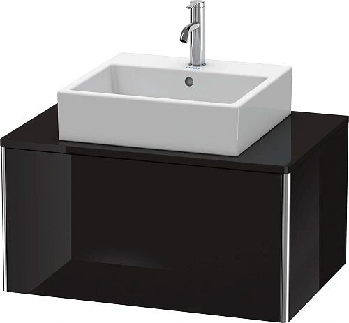 Тумба под раковину Duravit XSquare XS490004040 80 см черный глянцевый Тумба под раковину Duravit XSquare XS490004040 80 см черный глянцевый