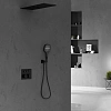 Душевая система Vincea VSFW-401TMB термостатический встраиваемый, трехрежимный, черный