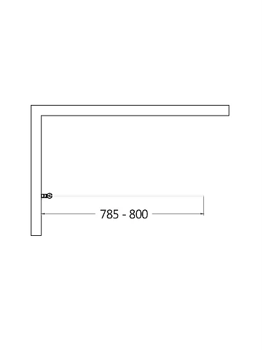 Шторка на ванну AQUAme AQM2858-L 800x1400мм стекло 6мм, цвет профиля матовый черный Шторка на ванну AQUAme AQM2858-L 800x1400мм стекло 6мм, цвет профиля матовый черный