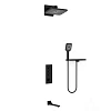 Душевая система Vincea VSFW-433TI4RMB встраиваемый, термостатический, трехрежимный, черный Душевая система Vincea VSFW-433TI4RMB встраиваемый, термостатический, трехрежимный, черный