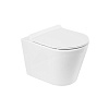 Картинка анонса товара «унитаз подвесной безободковый belbagno flay-r bb053chr без сиденья»