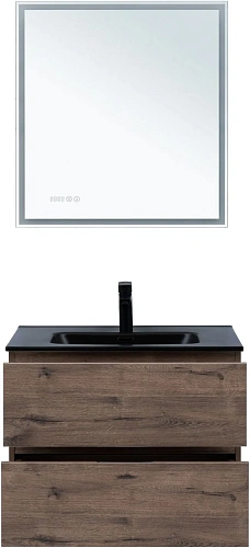 Тумба под раковину Aquanet Алвита New 70 2 ящика, дуб веллингтон табак 00334185 подвесная Тумба под раковину Aquanet Алвита New 70 2 ящика, дуб веллингтон табак 00334185 подвесная
