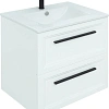 Тумба с раковиной STWORKI Эстерсунд 60 белая матовая, простоун беж, с раковиной на выбор 548185 Тумба с раковиной STWORKI Эстерсунд 60 белая матовая, простоун беж, с раковиной на выбор 548185