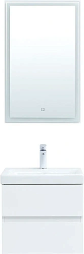 Комплект мебели Aquanet Беркли 50 белый глянец (2 ящика) 00306356 Комплект мебели Aquanet Беркли 50 белый глянец (2 ящика) 00306356