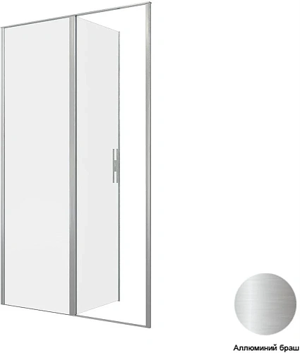 Душевая дверь Allen Brau Priority 120 3.31032.BA серебро браш Душевая дверь Allen Brau Priority 120 3.31032.BA серебро браш