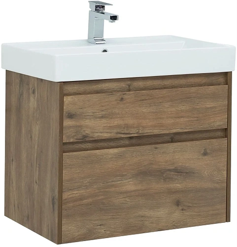 Тумба под раковину Aquanet Nova Lite 75 дуб рустикальный (2 ящика) 00249515 Тумба под раковину Aquanet Nova Lite 75 дуб рустикальный (2 ящика) 00249515