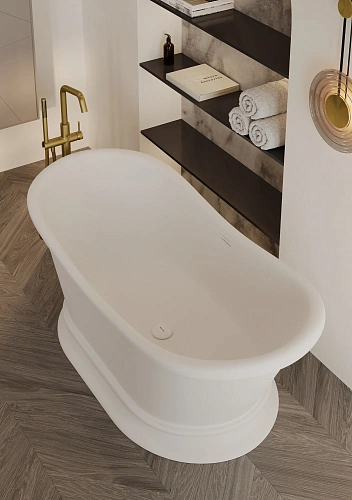 Ванна из искусственного камня Allen Brau Solid Stone Krion Classic 170x75 2.35004.21 Ванна из искусственного камня Allen Brau Solid Stone Krion Classic 170x75 2.35004.21