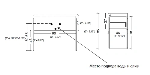 Тумба под раковину Armadi Art VALLESSI 60 Зебрано глянец 837-060-Z Тумба под раковину Armadi Art VALLESSI 60 Зебрано глянец 837-060-Z