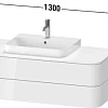 Тумба под раковину Duravit Happy D.2 Plus HP497202222 подвесная 130 см белая Тумба под раковину Duravit Happy D.2 Plus HP497202222 подвесная 130 см белая