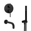 Картинка анонса товара «душевая система paini cox 78pzset26911bath черный матовый»