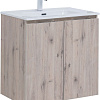 Тумба под раковину Aquanet Алвита New 70 2 дверцы, дуб веллингтон белый 00303906 Тумба под раковину Aquanet Алвита New 70 2 дверцы, дуб веллингтон белый 00303906