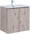Тумба под раковину Aquanet Алвита New 70 2 дверцы, дуб веллингтон белый 00303906 Тумба под раковину Aquanet Алвита New 70 2 дверцы, дуб веллингтон белый 00303906