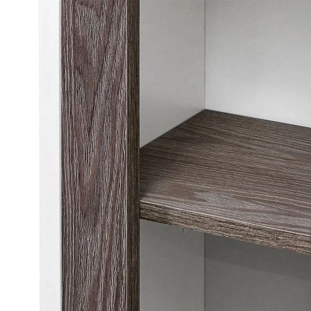 Шкаф-пенал Aquaton Рене белый, грецкий орех 1A222003NRC80 Шкаф-пенал Aquaton Рене белый, грецкий орех 1A222003NRC80