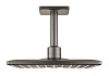 Верхний душ GROHE Rainshower 310 SmartActive Cube, темный графит матовый (26481AL0) с потолочным душ