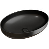 Картинка анонса товара «раковина ceramica nova element cn6056mb черный матовый накладная»