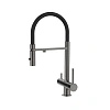 Смеситель для кухни Iddis Ace (ACEGMFFi05) с фильтром и гибким изливом, графит Смеситель для кухни Iddis Ace (ACEGMFFi05) с фильтром и гибким изливом, графит