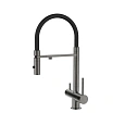 Смеситель для кухни Iddis Ace (ACEGMFFi05) с фильтром и гибким изливом, графит Смеситель для кухни Iddis Ace (ACEGMFFi05) с фильтром и гибким изливом, графит