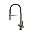 Смеситель для кухни Iddis Ace (ACEGMFFi05) с фильтром и гибким изливом, графит Смеситель для кухни Iddis Ace (ACEGMFFi05) с фильтром и гибким изливом, графит