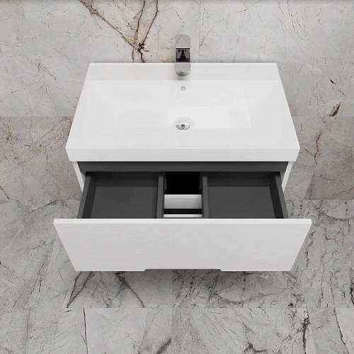 Тумба под раковину Style Line Матис 70 см ЛС-00002442 напольная, белый матовый Тумба под раковину Style Line Матис 70 см ЛС-00002442 напольная, белый матовый