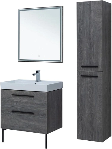 Тумба под раковину Aquanet Nova 75 дуб рошелье (2 ящика) 00242260 Тумба под раковину Aquanet Nova 75 дуб рошелье (2 ящика) 00242260