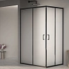 Душевой уголок RGW PA-040B 800x1000 мм 3508104080-24 черный Easy Clean
