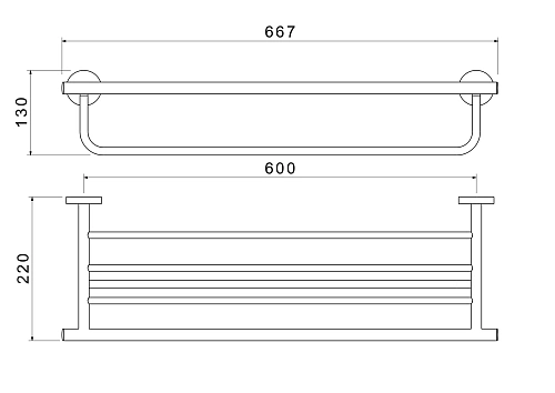 Полотенцедержатель Aquatek ОБЕРОН AQ4215MB черный матовый Полотенцедержатель Aquatek ОБЕРОН AQ4215MB черный матовый