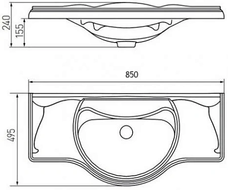 Раковина Roca America 85 327206000 Раковина Roca America 85 327206000
