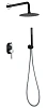 Душевая система Boheme Uno 464-BCR Black Chrome