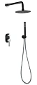 Душевая система Boheme Uno 464-BCR Black Chrome Душевая система Boheme Uno 464-BCR Black Chrome