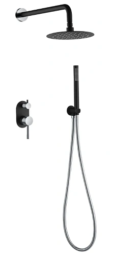 Душевая система Boheme Uno 464-BCR Black Chrome Душевая система Boheme Uno 464-BCR Black Chrome