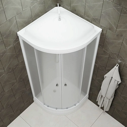 Душевая кабина DIWO Новгород 80х80 низкий поддон 571177 Душевая кабина DIWO Новгород 80х80 низкий поддон 571177