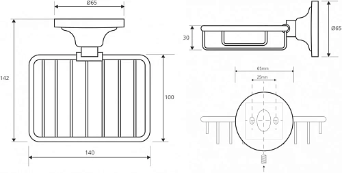 Мыльница Bemeta RETRO 144208168 Мыльница Bemeta RETRO 144208168