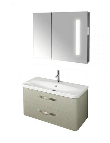 Комплект мебели 80 см Jacob Delafon Replay , с 2 ящиками, серый, с правосторонним зеркальным шкафом, E4486-00+EB1061DRU-NF+EB1046-F83 Комплект мебели 80 см Jacob Delafon Replay , с 2 ящиками, серый, с правосторонним зеркальным шкафом, E4486-00+EB1061DRU-NF+EB1046-F83