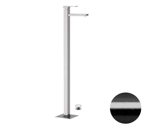 Смеситель для раковины Remer Absolute AU18CFP, черный брашированный хром Смеситель для раковины Remer Absolute AU18CFP, черный брашированный хром